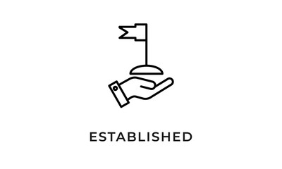 Established Icon Or Logo Isolated Vector Illustration