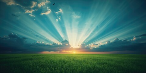 Blue sky with dark clouds, seasonal transition indicating approaching storm