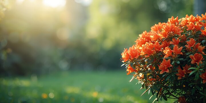 Flowering Azalea Gibraltar, a flowering shrub for garden aesthetics during spring