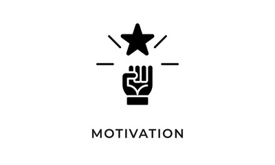 Motivation Icon Or Logo Isolated Vector Illustration