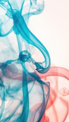 abstract colorful smoke background