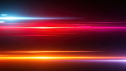 Fototapeta premium Light streak abstract motion blur background