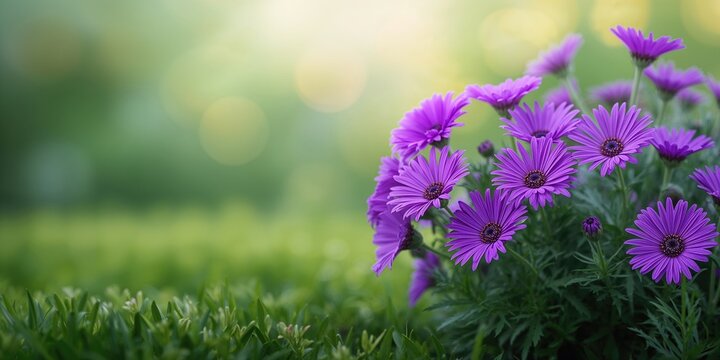 Purple cineraria flowers showcasing bright blooms and dense petals, used to add color to gardens and floral displays, World Flower Day