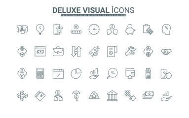 Password and login for secure access, credit card for payment thin black outline symbols vector illustration. Online banking, digital account protection, cyber security line icons set.