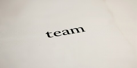 Fototapeta premium Detailed view of an aged English dictionary showing the word team, used as a text layout background