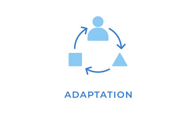 Adaptation Icon Or Logo Isolated Vector Illustration