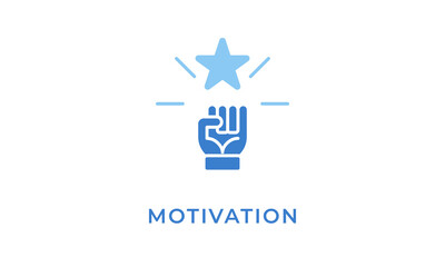 Motivation Icon Or Logo Isolated Vector Illustration