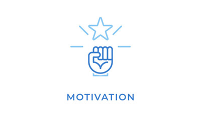 Motivation Icon Or Logo Isolated Vector Illustration