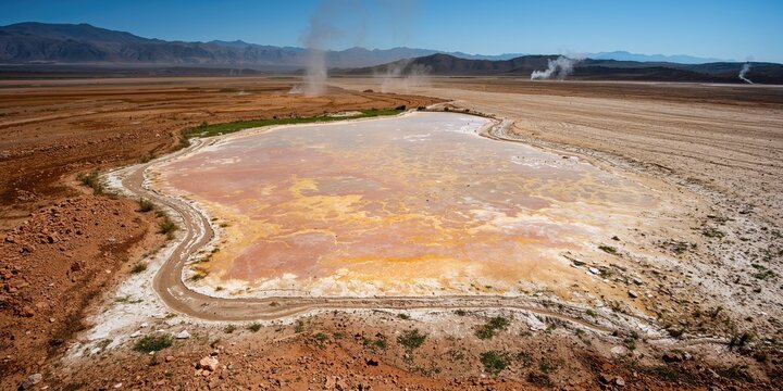 Colorful salt deposits at Dalol in Ethiopia, illustrating mineral diversity and geological formations