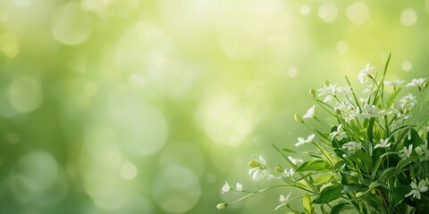 Decorative plant wallpaper with lush green leaves, suitable as a background for text or design projects