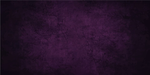 Dark purple grunge wall texture background with vintage aged paper pattern design