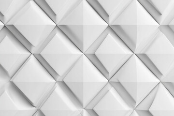 Obraz premium abstract geometric pattern of white faceted shapes