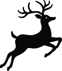 Leaping Deer Silhouette