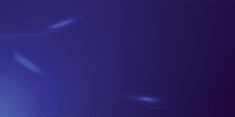 Blue Digital Wave Mesh With Light Dots — Abstract Tech Background For Data And Innovation