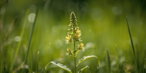 Ragweed flowers release pollen during late summer, contributing to allergy symptoms