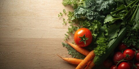 A variety of raw vegetables displayed for culinary use, emphasizing healthy eating, World Food Day
