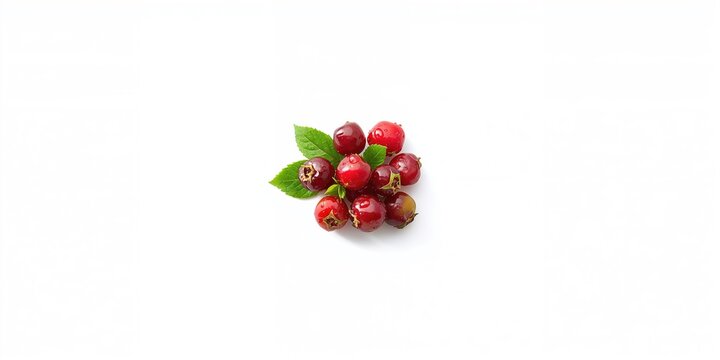 Barberry berries on a white background, their role in traditional Asian cuisine and potential health benefits