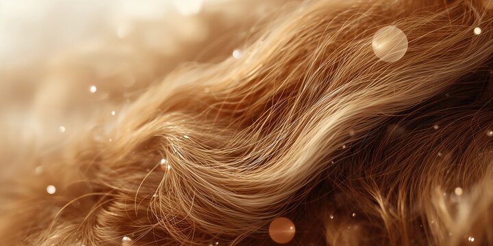 Macro image of springbok animal fur emphasizing intricate patterns and natural coloration, focusing on animal camouflage