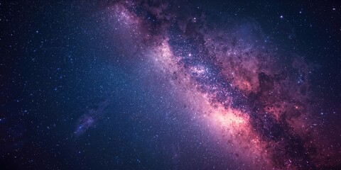 Obraz premium Starry night backdrop with space elements used for UI or presentation backgrounds, visual clarity