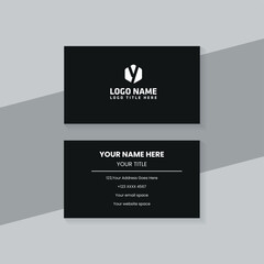 Modern business card design template for professional branding