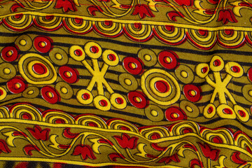 Textura o fondo de tela de vestido llamativo