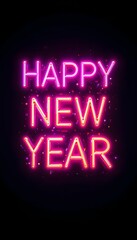 Happy New Year 2026 Fireworks Celebration Glittering Night Sky, Festive Lights, and New Year Wishes for a Bright Future