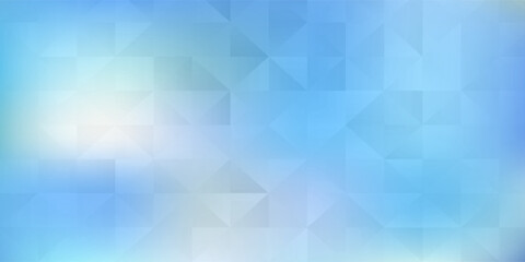 Light BLUE vector polygonal illustration consisting of rectangles. Rectangular design for your business. Creative geometric background in origami style with gradient.