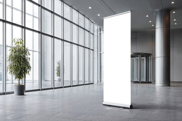 Retail mockup for display in modern showroom space