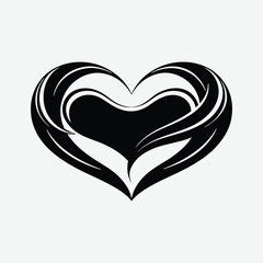 Discover a beautiful Valentine&rsquo;s Day heart background vector illustration featuring a stylish love logo design. Perfect for romantic artwork, greeting cards, projects, and digital branding.