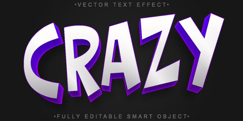 Crazy Energetic Chaos Vector Fully Editable Smart Object Text Effect