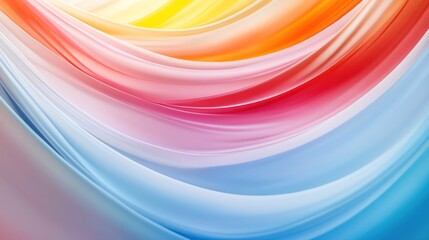 Colorful fabric drape abstract background with smooth texture and flowing waves