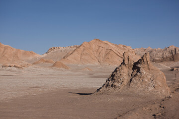 Chile's Atacama Desert on a cloudy summer day