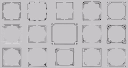 Ornate Borders Collection: Elegant Vintage Frames for Art, Design & Decoration