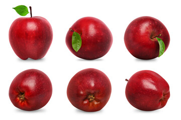 Fresh Red Apples for Healthy on Transparent Background png