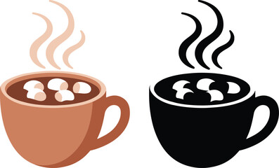 Hot chocolate mug icon