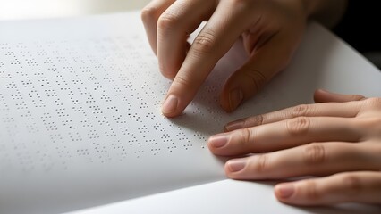 Close up of hands writing on paper with complex code and programming text visible