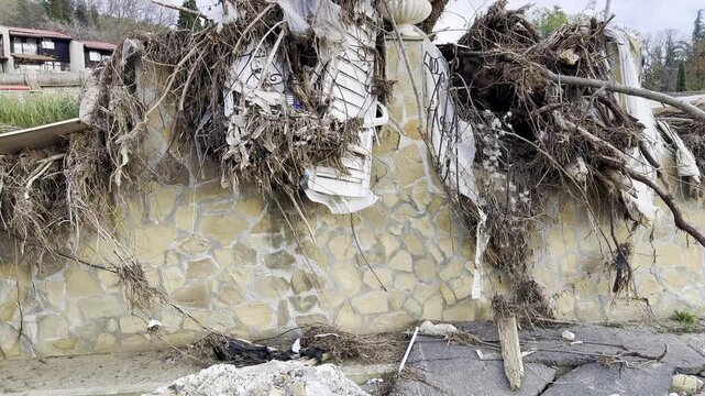 Elenite holiday village, Bulgaria, two months after the devastating flood in October 2025.