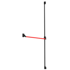 3D rendering illustration of a panic push bar