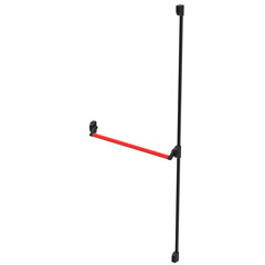 3D rendering illustration of a panic push bar