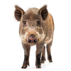 Powerful Wild Boar in Natural Habitat