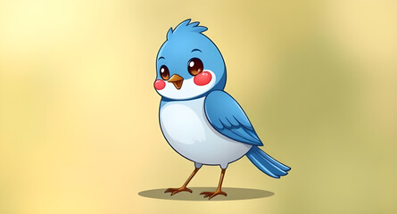 bluebirdie, cartoonanimal, funcharacter, cuteillustration, kidsclipart, babycartoon, smilingface, joyfulbird, flyingpose, openwings, feathertexture, natureillustration, wildlifevector, springseason, s