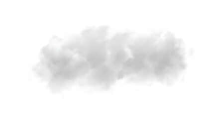 A stylized illustration of a soft grey cloud floating against a clean white background