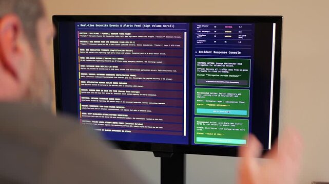 SEIM - Security Information and Event Management Software Alerts Cybersecurity Engineer of Potential DDOS - Distributed Denial of Service Attack