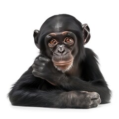 Gentle Bonobo in Natural Pose