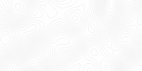 White topography topology vector white background fresh contour map texture. white seamless pattern Abstract background with a wave Topography and geography map grid abstract backdrop. © Mr Jishana