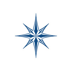 Obraz premium Blue Starburst Design on Transparent Background for Professional Branding