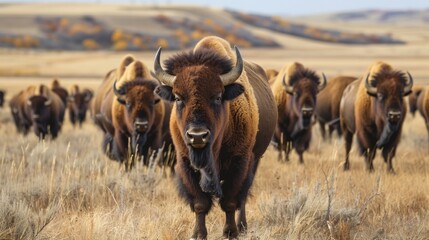 Majestic Buffalo in Natural Habitat