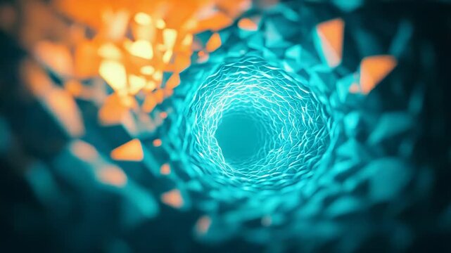 Digital data vortex tunnel technology stream