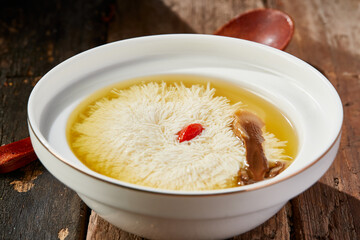 Premium Broth with Chrysanthemum Tofu and Wild Mushrooms