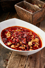 Sichuan-style spicy bullfrog